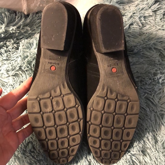 Blondo women’s black waterproof impermeable ankle boots in suede size 10 Med EUC - Picture 6 of 9